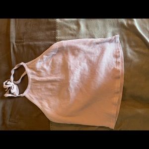 bubblegum pink tank top